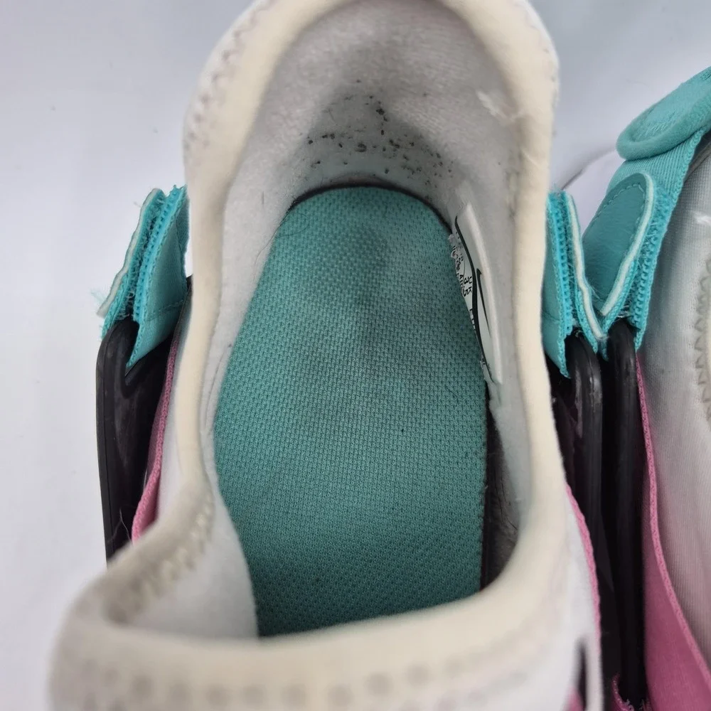 Nike Air Huarache City Low‎ Shoes Womens Size 6 White Pink Teal Black AH6804-014